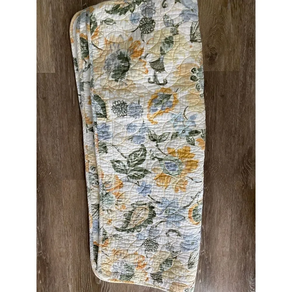 Raymond Waites Quilted Botanical 20x26” Bed Pillow Shams